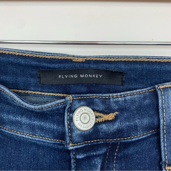 Flying Monkey Mid Rise Skinny Medium Wash Jeans 27 - Picture 2 of 11